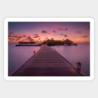 Maldives Sunrise Sticker